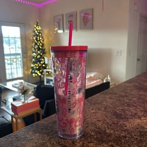 Roller Rabbit Starbucks collab pink tumblr cup